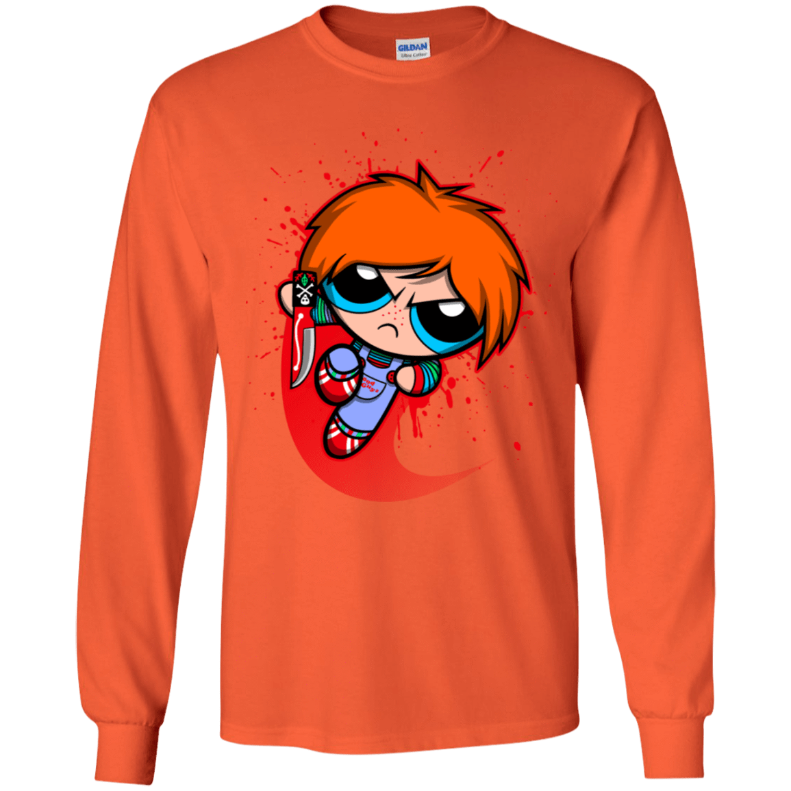 T-Shirts Orange / YS Powerchuck Toy Youth Long Sleeve T-Shirt