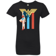 T-Shirts Black / YXS Powerful Princess Girls Premium T-Shirt