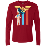 T-Shirts Cardinal / Small Powerful Princess Men's Premium Long Sleeve