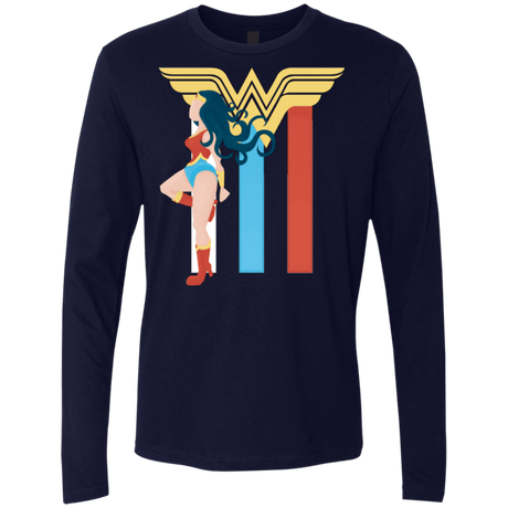 T-Shirts Midnight Navy / Small Powerful Princess Men's Premium Long Sleeve