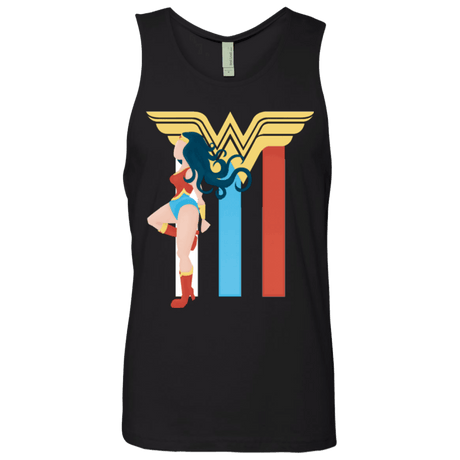 T-Shirts Black / Small Powerful Princess Men's Premium Tank Top