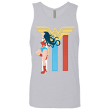 T-Shirts Heather Grey / Small Powerful Princess Men's Premium Tank Top