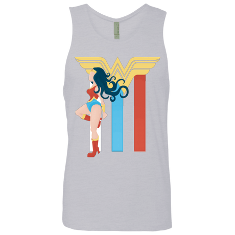 T-Shirts Heather Grey / Small Powerful Princess Men's Premium Tank Top