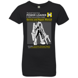 T-Shirts Black / YXS POWERLOADER SERVICE AND REPAIR MANUAL Girls Premium T-Shirt