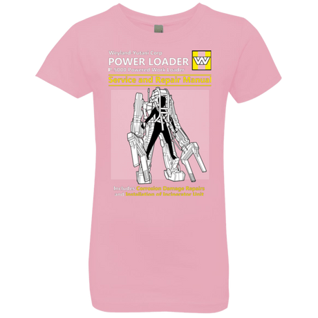 T-Shirts Light Pink / YXS POWERLOADER SERVICE AND REPAIR MANUAL Girls Premium T-Shirt