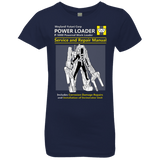 T-Shirts Midnight Navy / YXS POWERLOADER SERVICE AND REPAIR MANUAL Girls Premium T-Shirt