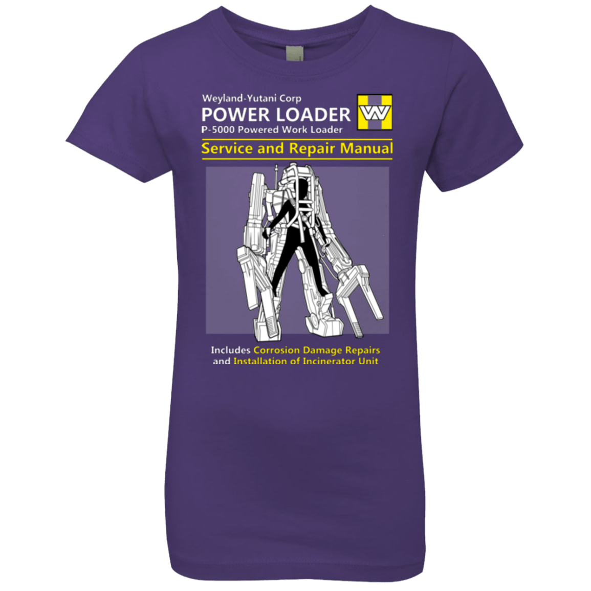 T-Shirts Purple Rush / YXS POWERLOADER SERVICE AND REPAIR MANUAL Girls Premium T-Shirt