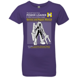 T-Shirts Purple Rush / YXS POWERLOADER SERVICE AND REPAIR MANUAL Girls Premium T-Shirt