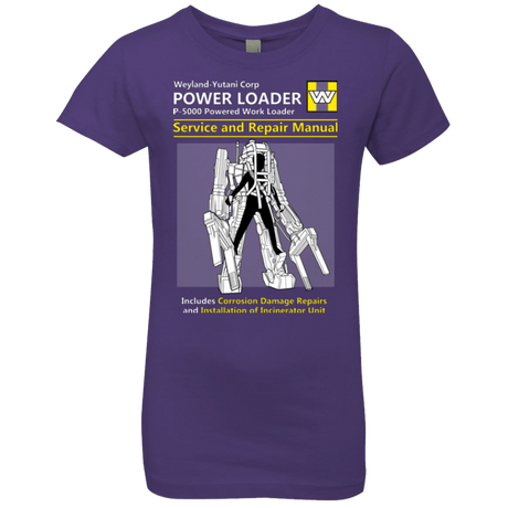 T-Shirts Purple Rush / YXS POWERLOADER SERVICE AND REPAIR MANUAL Girls Premium T-Shirt