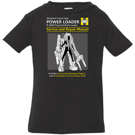 T-Shirts Black / 6 Months POWERLOADER SERVICE AND REPAIR MANUAL Infant Premium T-Shirt