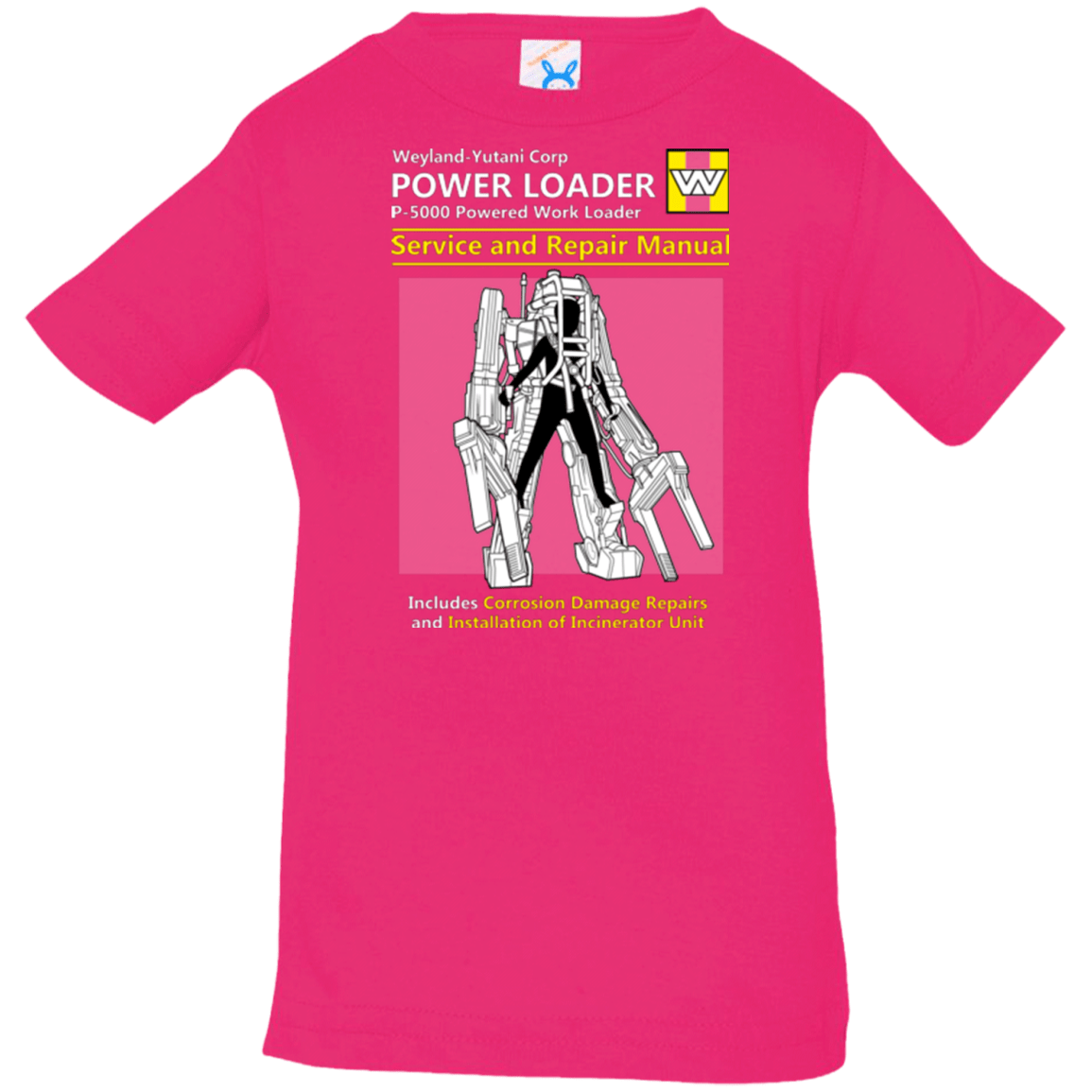 T-Shirts Hot Pink / 6 Months POWERLOADER SERVICE AND REPAIR MANUAL Infant Premium T-Shirt