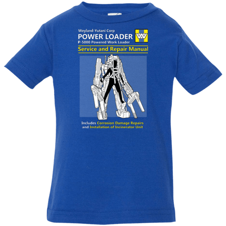 T-Shirts Royal / 6 Months POWERLOADER SERVICE AND REPAIR MANUAL Infant Premium T-Shirt