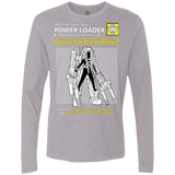 T-Shirts Heather Grey / Small POWERLOADER SERVICE AND REPAIR MANUAL Men's Premium Long Sleeve