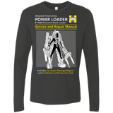 T-Shirts Heavy Metal / Small POWERLOADER SERVICE AND REPAIR MANUAL Men's Premium Long Sleeve