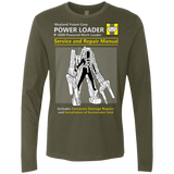 T-Shirts Military Green / Small POWERLOADER SERVICE AND REPAIR MANUAL Men's Premium Long Sleeve