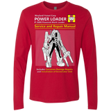 T-Shirts Red / Small POWERLOADER SERVICE AND REPAIR MANUAL Men's Premium Long Sleeve