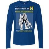 T-Shirts Royal / Small POWERLOADER SERVICE AND REPAIR MANUAL Men's Premium Long Sleeve