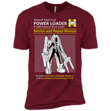 T-Shirts Cardinal / X-Small POWERLOADER SERVICE AND REPAIR MANUAL Men's Premium T-Shirt