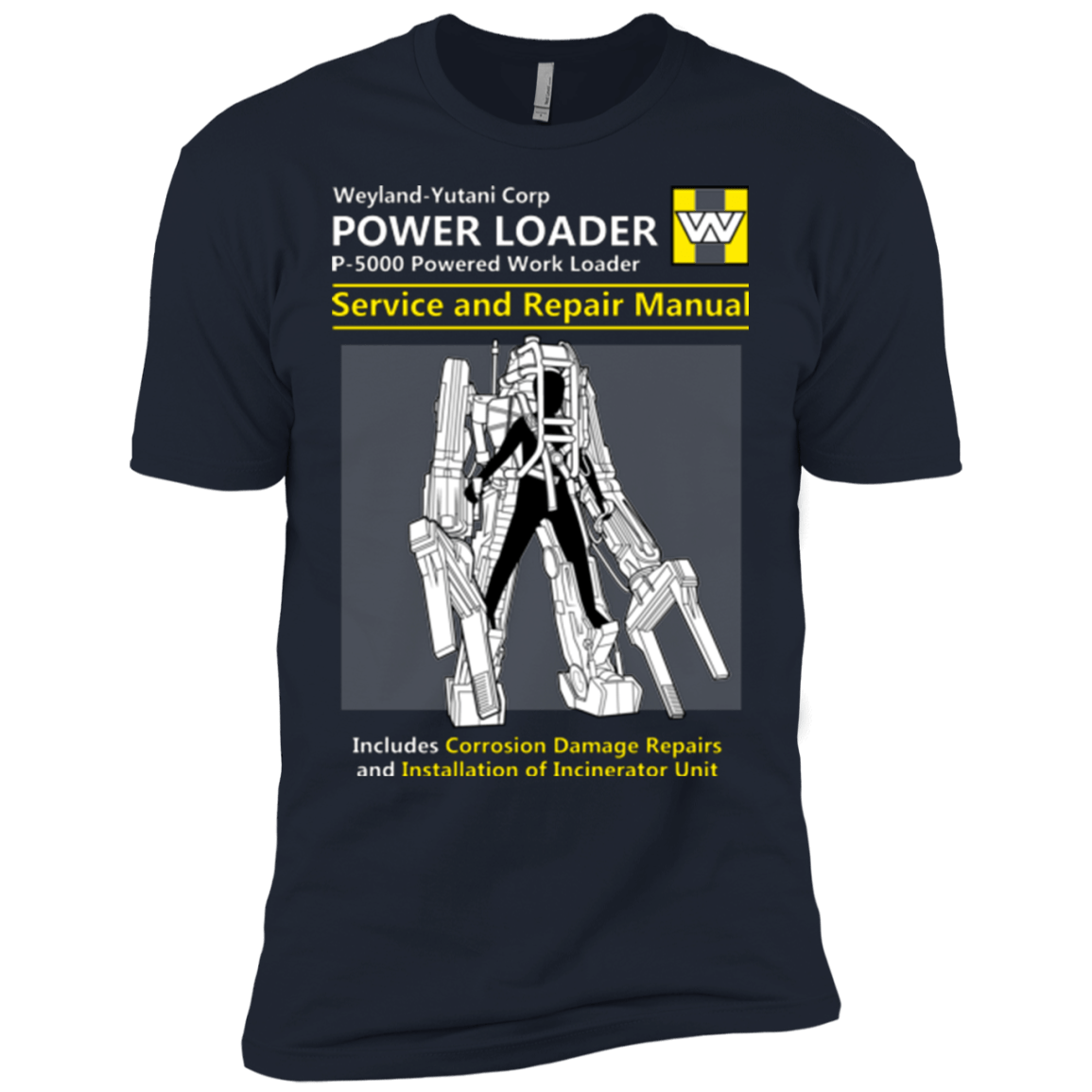 T-Shirts Midnight Navy / X-Small POWERLOADER SERVICE AND REPAIR MANUAL Men's Premium T-Shirt