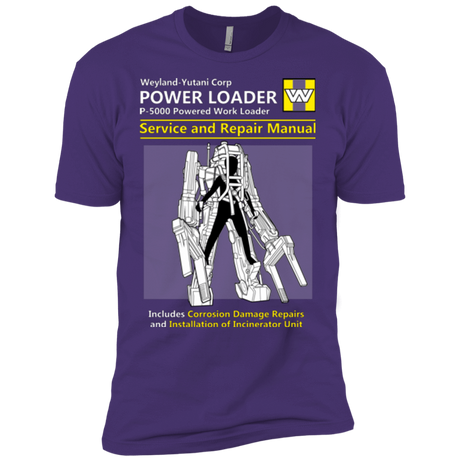 T-Shirts Purple / X-Small POWERLOADER SERVICE AND REPAIR MANUAL Men's Premium T-Shirt