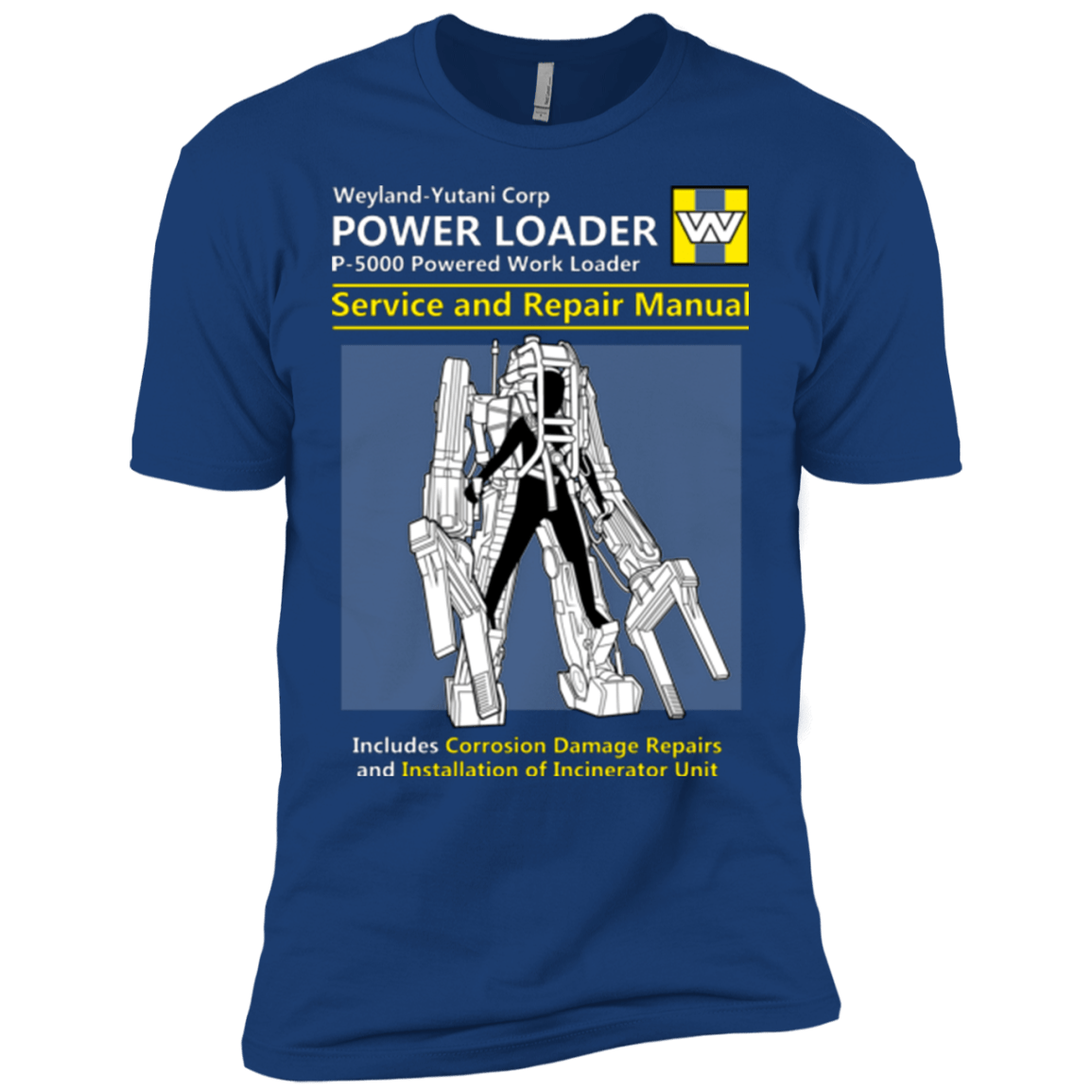 T-Shirts Royal / X-Small POWERLOADER SERVICE AND REPAIR MANUAL Men's Premium T-Shirt