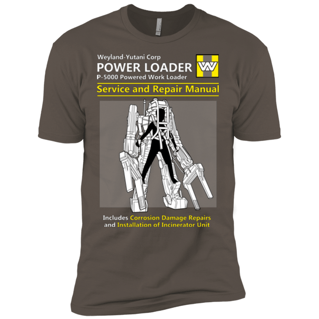 T-Shirts Warm Grey / X-Small POWERLOADER SERVICE AND REPAIR MANUAL Men's Premium T-Shirt