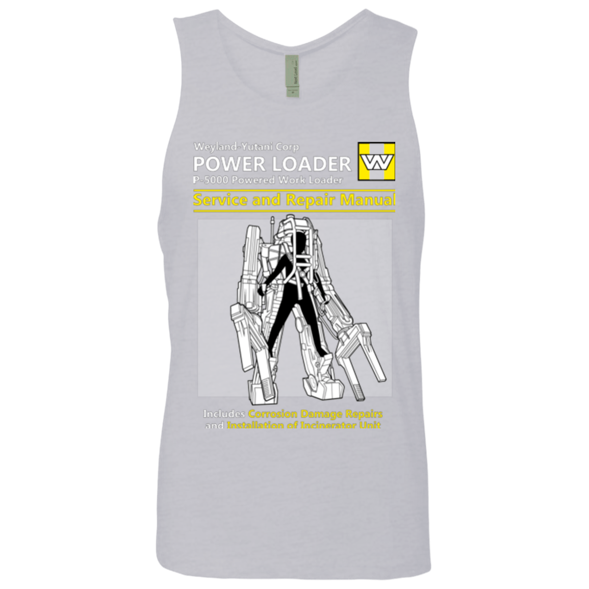 T-Shirts Heather Grey / Small POWERLOADER SERVICE AND REPAIR MANUAL Men's Premium Tank Top