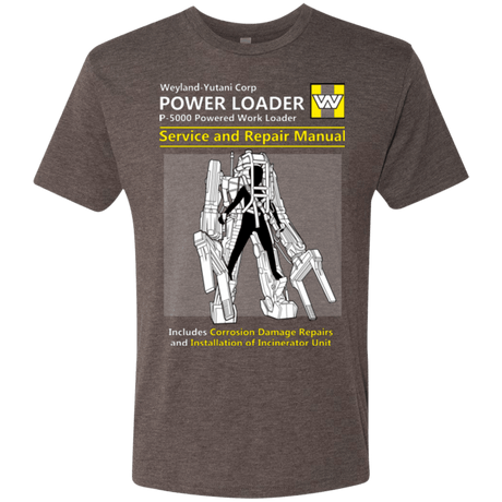 T-Shirts Macchiato / Small POWERLOADER SERVICE AND REPAIR MANUAL Men's Triblend T-Shirt