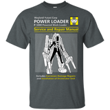 T-Shirts Dark Heather / Small POWERLOADER SERVICE AND REPAIR MANUAL T-Shirt