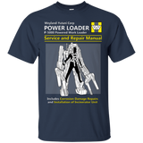 T-Shirts Navy / Small POWERLOADER SERVICE AND REPAIR MANUAL T-Shirt
