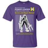 T-Shirts Purple / Small POWERLOADER SERVICE AND REPAIR MANUAL T-Shirt