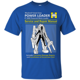 T-Shirts Royal / Small POWERLOADER SERVICE AND REPAIR MANUAL T-Shirt