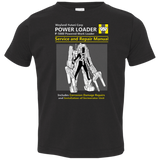 T-Shirts Black / 2T POWERLOADER SERVICE AND REPAIR MANUAL Toddler Premium T-Shirt