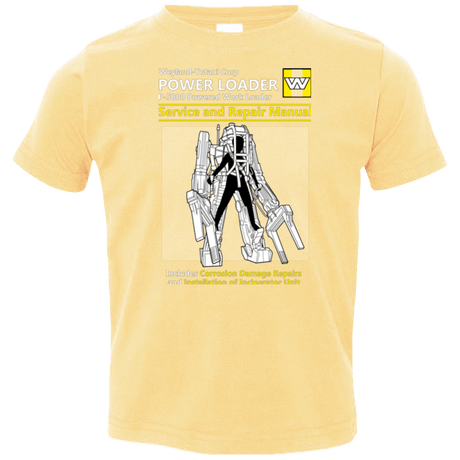 T-Shirts Butter / 2T POWERLOADER SERVICE AND REPAIR MANUAL Toddler Premium T-Shirt