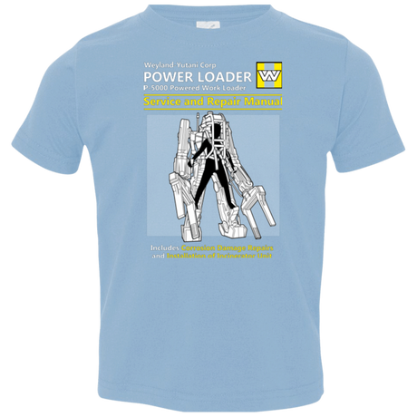 T-Shirts Light Blue / 2T POWERLOADER SERVICE AND REPAIR MANUAL Toddler Premium T-Shirt