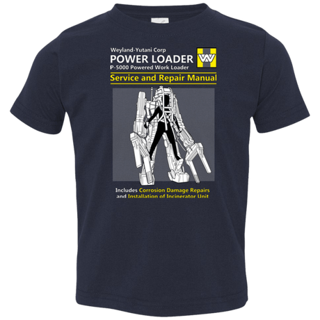 T-Shirts Navy / 2T POWERLOADER SERVICE AND REPAIR MANUAL Toddler Premium T-Shirt