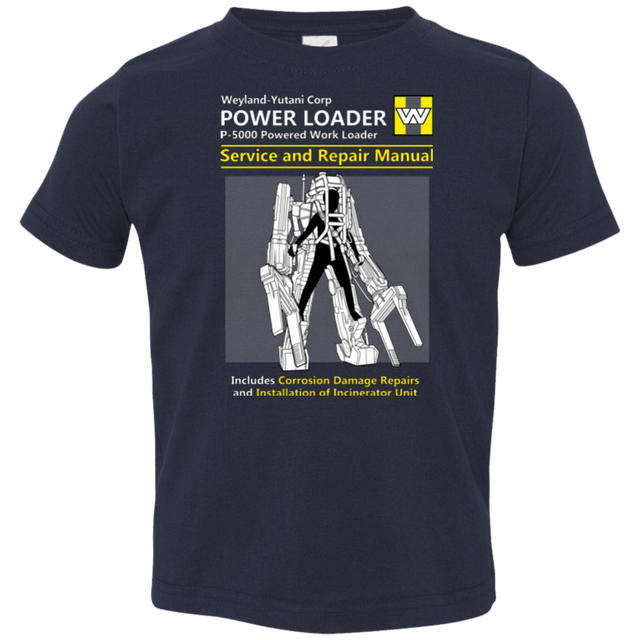 T-Shirts Navy / 2T POWERLOADER SERVICE AND REPAIR MANUAL Toddler Premium T-Shirt