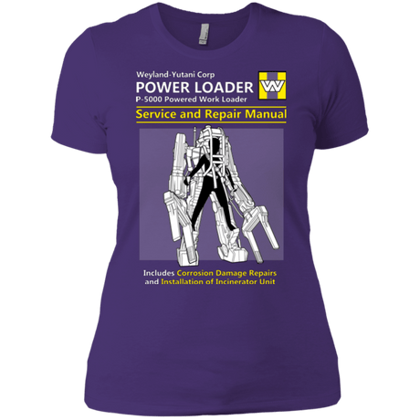 T-Shirts Purple / X-Small POWERLOADER SERVICE AND REPAIR MANUAL Women's Premium T-Shirt