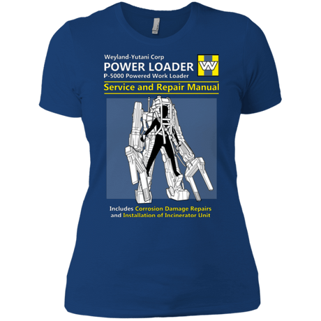 T-Shirts Royal / X-Small POWERLOADER SERVICE AND REPAIR MANUAL Women's Premium T-Shirt