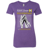 T-Shirts Purple Rush / Small POWERLOADER SERVICE AND REPAIR MANUAL Women's Triblend T-Shirt