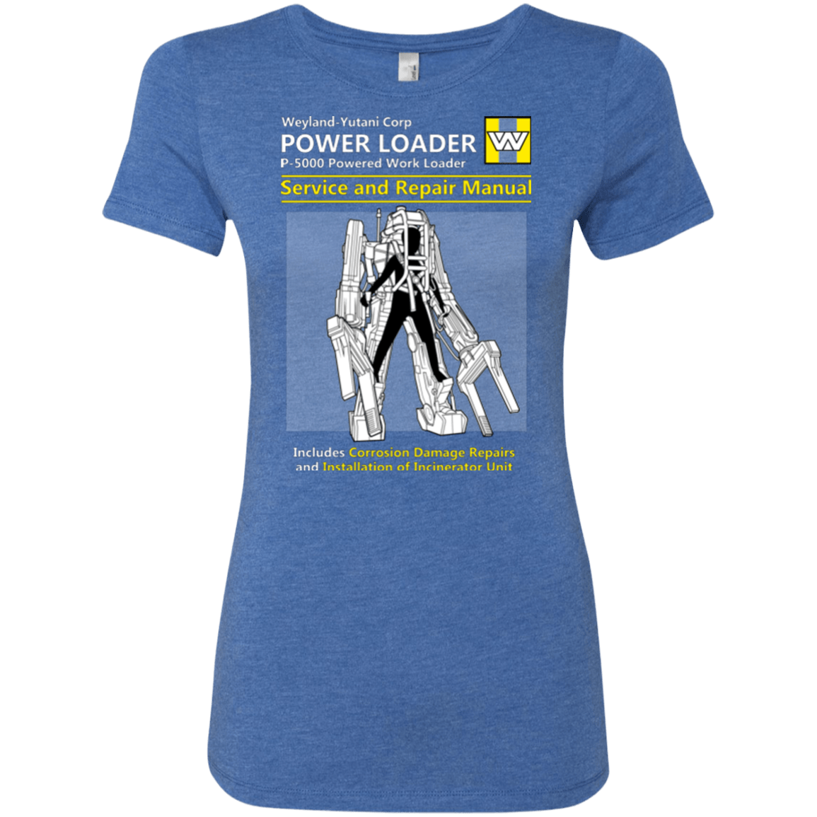 T-Shirts Vintage Royal / Small POWERLOADER SERVICE AND REPAIR MANUAL Women's Triblend T-Shirt