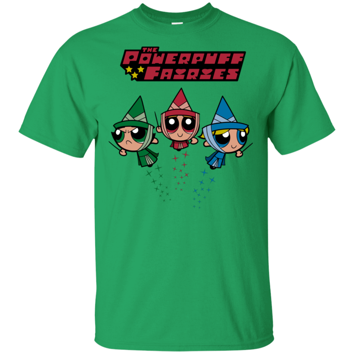 T-Shirts Irish Green / S Powerpuff Fairies T-Shirt