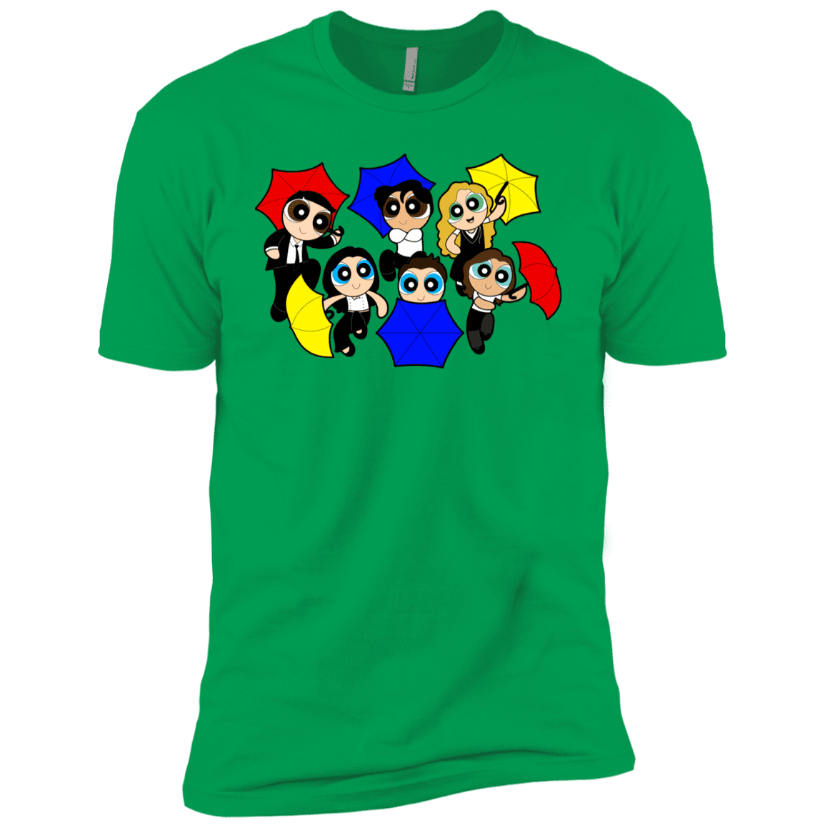 T-Shirts Kelly Green / YXS Powerpuff Friends Boys Premium T-Shirt