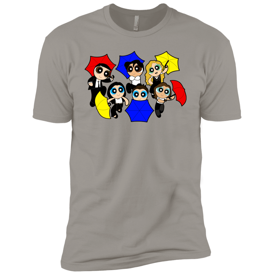 T-Shirts Light Grey / YXS Powerpuff Friends Boys Premium T-Shirt