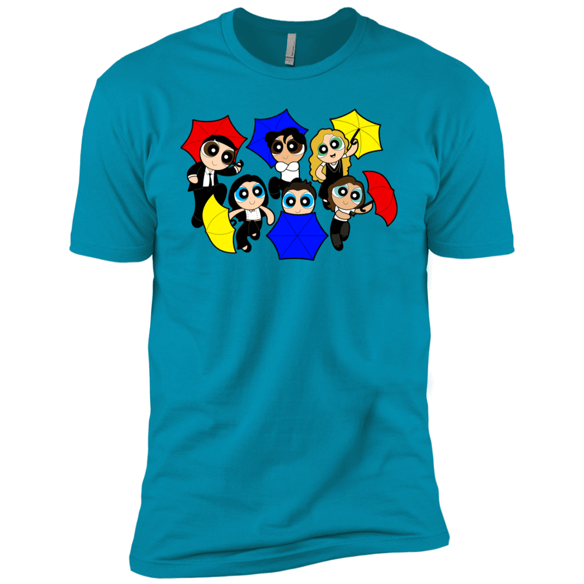 T-Shirts Turquoise / YXS Powerpuff Friends Boys Premium T-Shirt