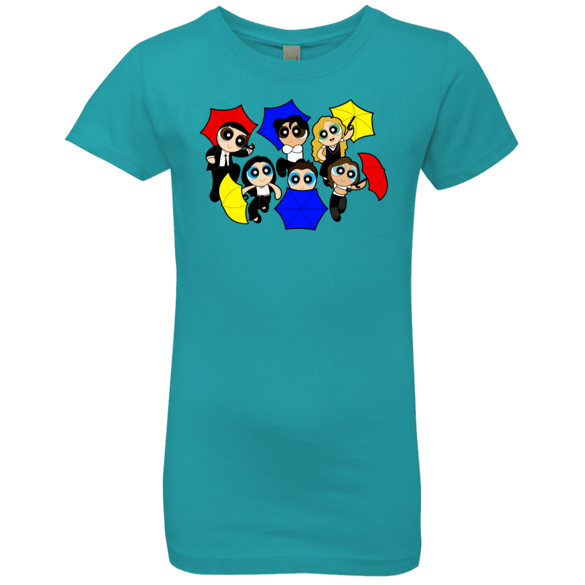 T-Shirts Tahiti Blue / YXS Powerpuff Friends Girls Premium T-Shirt