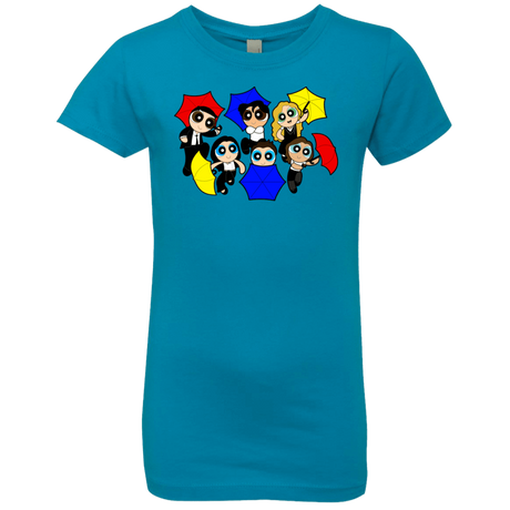 T-Shirts Turquoise / YXS Powerpuff Friends Girls Premium T-Shirt