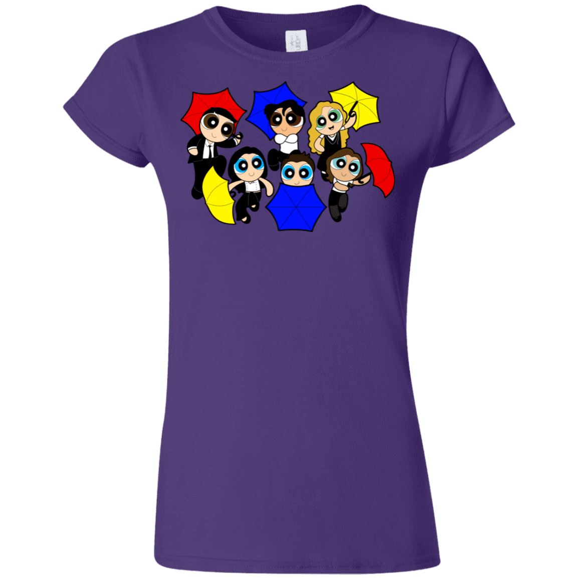 T-Shirts Purple / S Powerpuff Friends Junior Slimmer-Fit T-Shirt