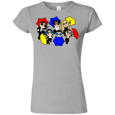T-Shirts Sport Grey / S Powerpuff Friends Junior Slimmer-Fit T-Shirt