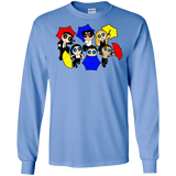 T-Shirts Carolina Blue / S Powerpuff Friends Men's Long Sleeve T-Shirt